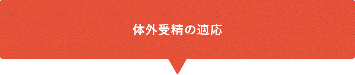 体外受精の適応